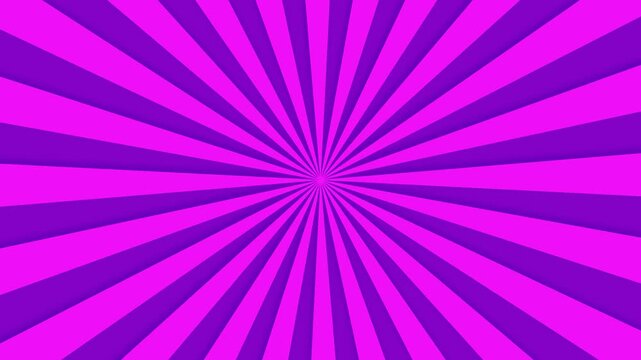 Sunburst Background Loop,  Abstract purple and magenta rays rotating in loop animation.