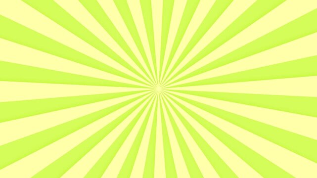 Rotating lime green sunburst rays loop motion background hd.