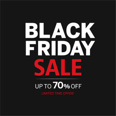 Fototapeta premium Sale Banner, Black Friday Sale, Discount Offer, Sale Price Sign