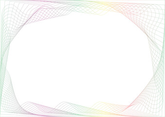 Fototapeta premium Elegant Luxury Certificate Background with line Border and Decorative Frame
