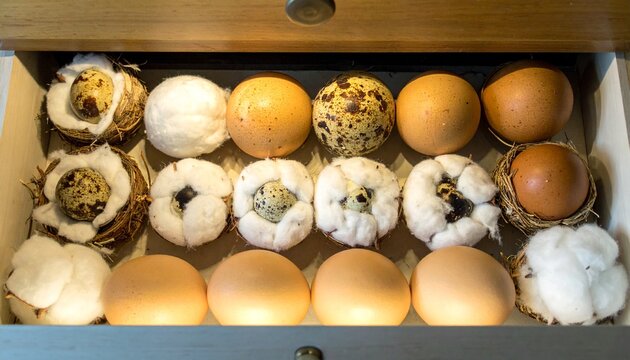 Assorted baked goods including muffins and cupcakes on tray.