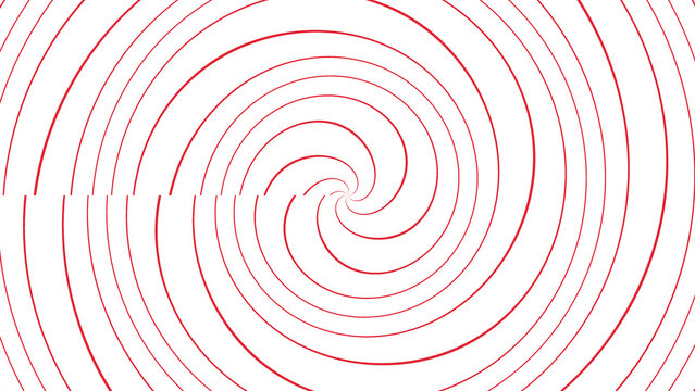 Abstract wavy lines red pattern