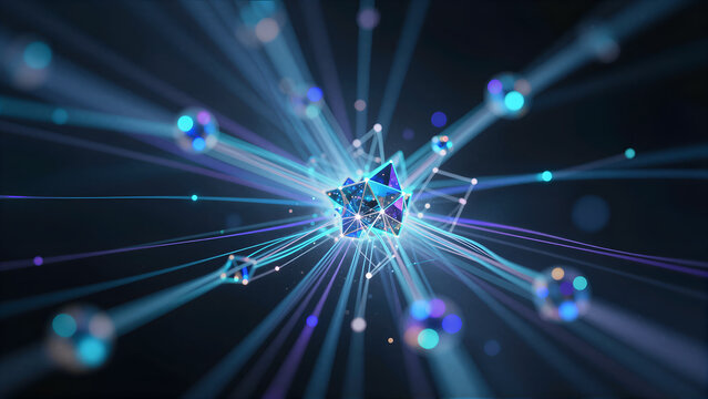 Quantum Data Stream Architecture in Cosmic Void