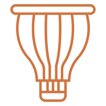 Halogen Lamp Icon Style