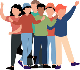 Fototapeta premium International Friendship Day Illustration