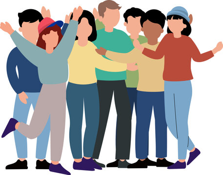 International Friendship Day Illustration