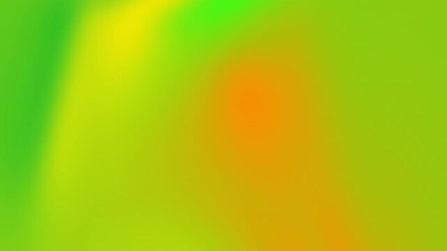 Vibrant citrus fluid motion background with green and orange hues blending smoothly