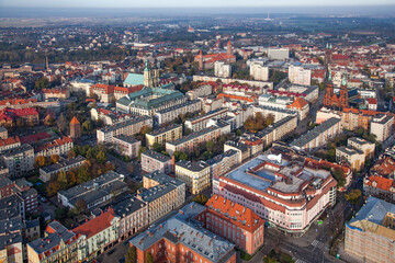 Obraz premium Legnica aerial view