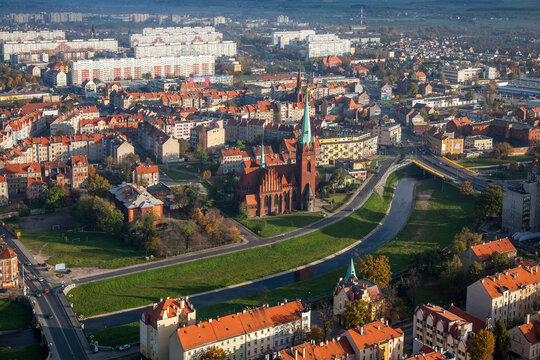 Legnica aerial view