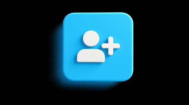 Adding a new user account icon.