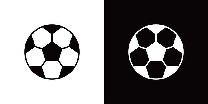 サッカーのアイコン サッカーボール フットサル