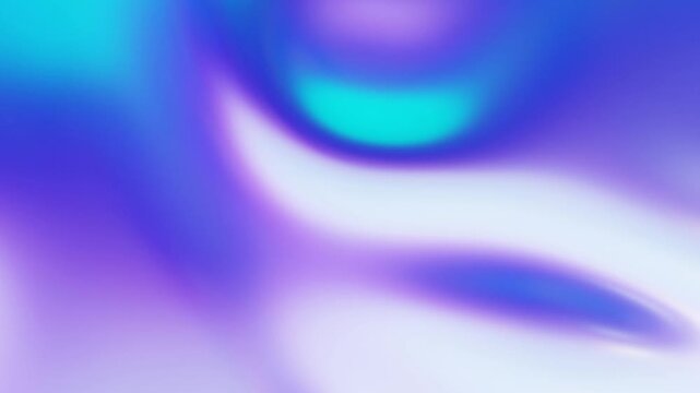 Abstract pastel gradient background with liquid style waves. Seamless looping video. 4k abstract motion graphics dynamic purple and blue background