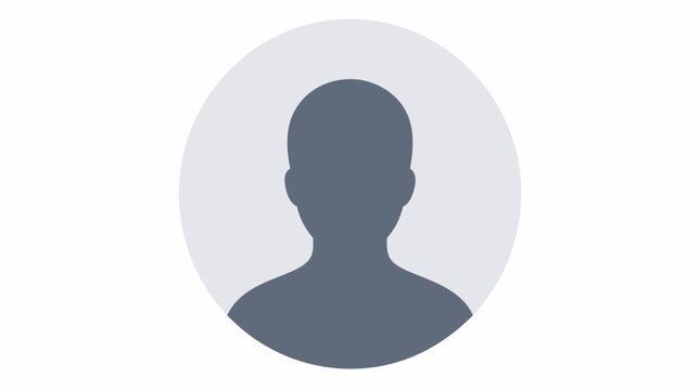 A flat vector illustration of a generic gray user profile avatar silhouette inside a rounded circle on a light background, commonly used as a default placeholder in social media and web applications.