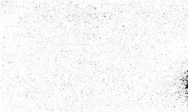 Subtle Halftone Grunge Overlay Texture Vector, Distressed Urban Background, Black Isolated on White
