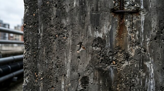 Close-up of old wooden tree trunk.