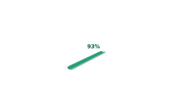 Isometric Progress Bar Animation Loop for UI Design and Motion Graphics