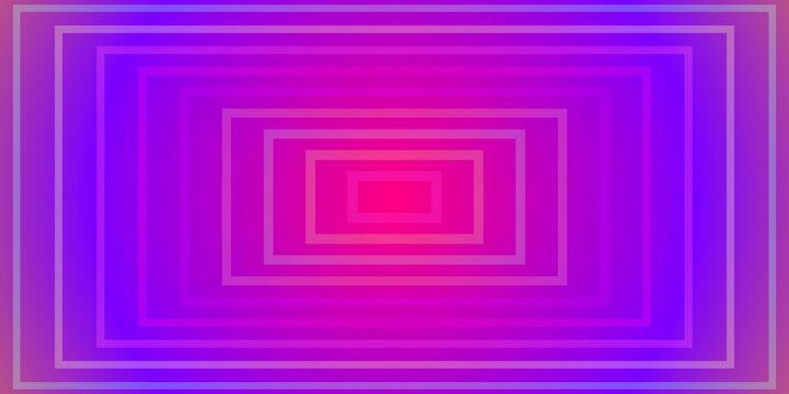 A mesmerizing geometric pattern of nested vibrant squares