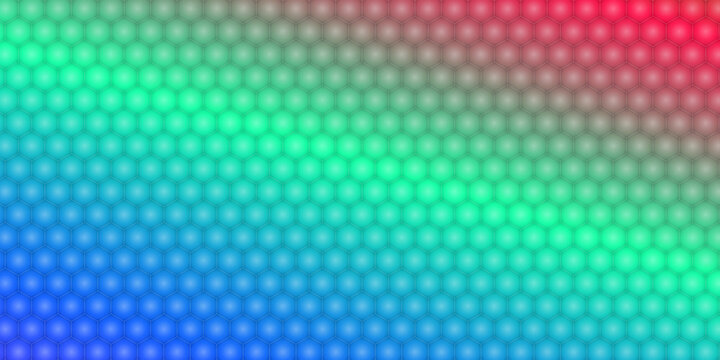 Vibrant gradient with subtle noise texture and pixelation effect