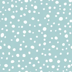 Vector seamless pattern with hand drawn polka dots. Cute design for textile, backgrounds, wallpaper, wrapping paper, digital prints. © Anna