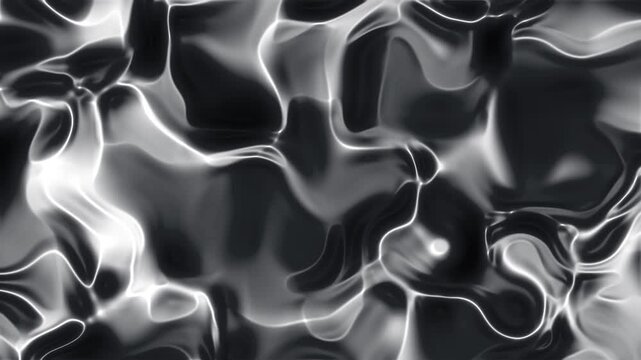 motion liquid silver ripples glossy metallic waves abstract pattern smooth dark gray reflections