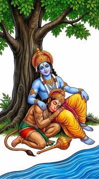 Ram love hanuman hd photo 