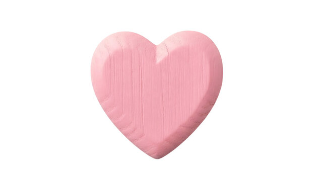 Pink heart on black background with shadow heart in the middle image.