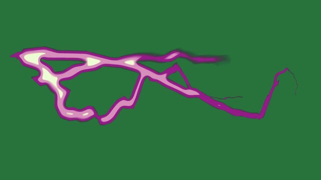 A bird flying in the air on green screen and purple line background with picture of mountain mountains an image map design colorful frame figure - Chroma Key Green Screen Footage