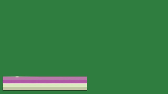 White background and circle on it dots an arrow pointing to the left border purple button line right design - Chroma Key Green Screen Footage