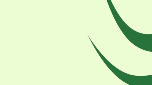 A green background with white border and lines wavy square frame leaves on it leaf logo the wave christmas tree green screen motion cartoonish - Chroma Key Green Screen Footage