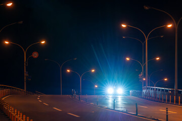 深夜の大淀大橋 © web36