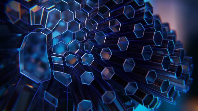 Luxury Crystal Formation on Dark Background &ndash; Abstract Elegant Geometry Concept