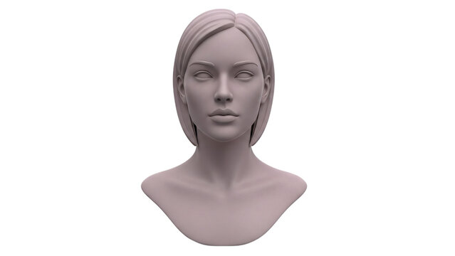 Female head model female head by art model by dart.