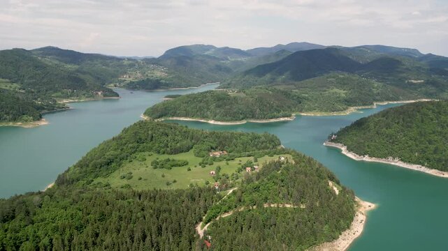 Lake Zaovine on Mount Tara