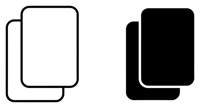 duplicate copy icon for mobile apps