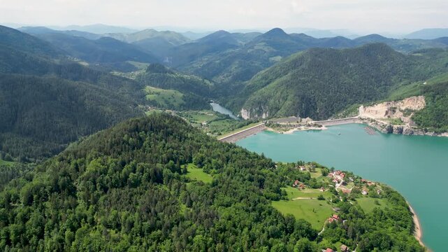 Lake Zaovine on Mount Tara
