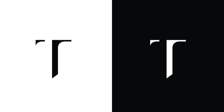 Strong and elegant T logo design