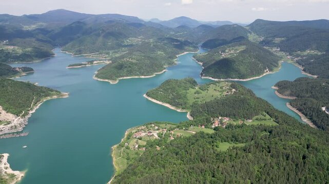 Lake Zaovine on Mount Tara