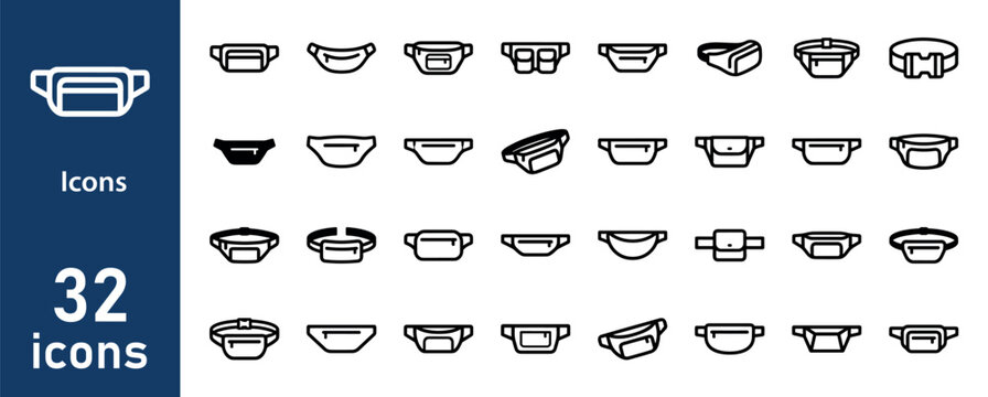 Automotive Parts Icons: Engine, Transmission, and Suspension
