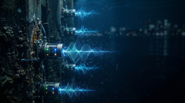 Underwater Sound Wave Detection Technology with Visual Effects