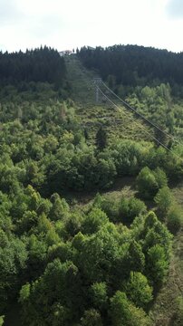 Green Trebevic Mountain