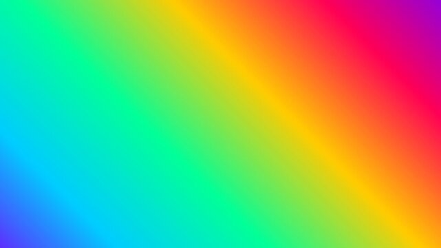 Abstract linear gradient background with rainbow colors