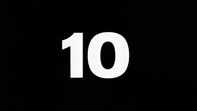countdown timer animation with orange background