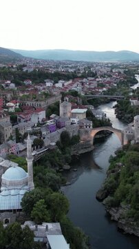 Sunrise Mostar Bridge