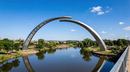 Fototapeta premium bridge over the river