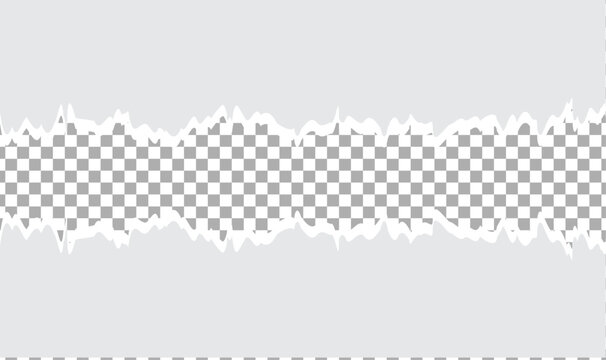 white header in torn paper hole. Ripped notebook paper page texture isolated, Stylish Ripped Paper Texture