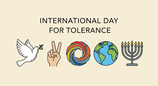 International day for tolerance concept
