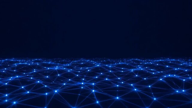 Cyber Background for Network Image,Technology Concept and Innovation, seamless looping animation