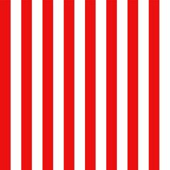 Obraz premium Red and white vertical stripes pattern with bold colors and clean lines