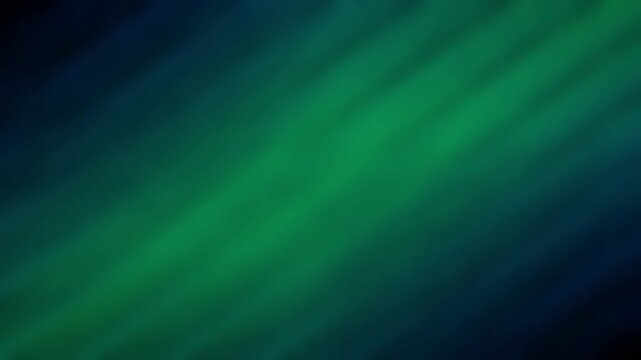 Abstract background featuring diagonal waves of deep green and dark blue light creating a soft blurred texture with smooth gradient transitions