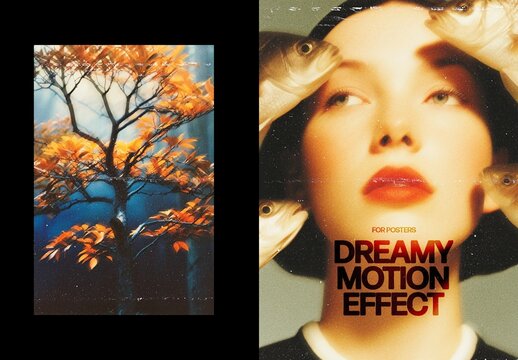 Dreamy Motion Photo Effect For Poster And Social Media Design